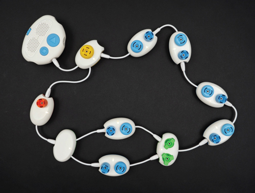 Screenshot of a Code Jumper program incorporating Loop, Selection, Merge, and Pause, and Play pods.