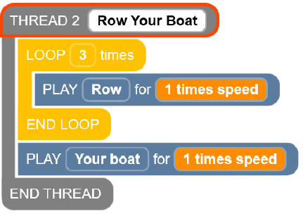 A screenshot showing a Code Jumper program in Thread 2.