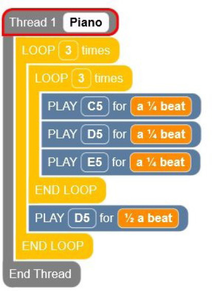 A screenshot of a Code Jumper program in Thread 1.